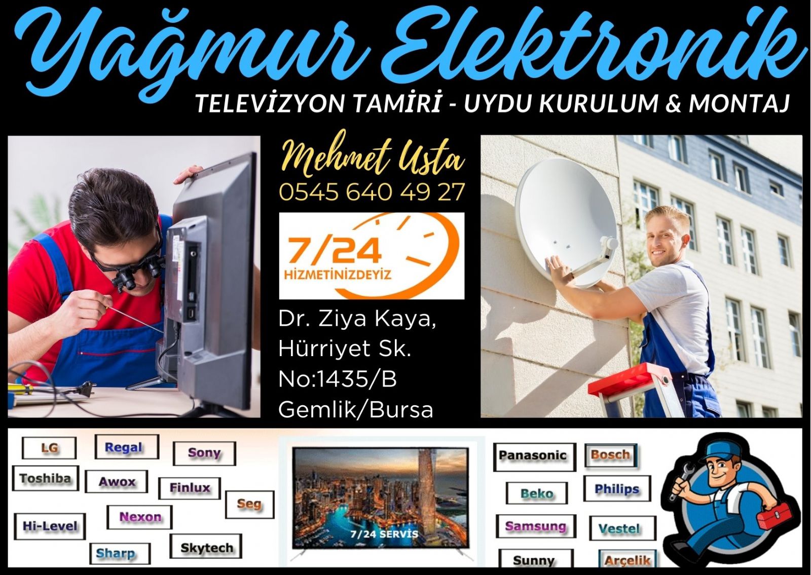 Gemlik Televizyon Tamircisi